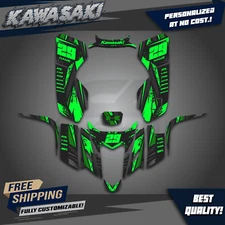 Kawasaki KFX 400 Premium ATV Quad Full Graphics Decal Kit - All Years Compatible