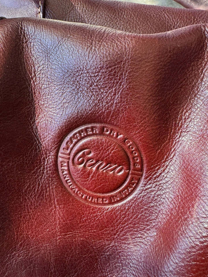 Bolso de Viaje Cenzo Duffle Cuero Italiano Fin de Semana Hecho en Italia Foto 2 de 4