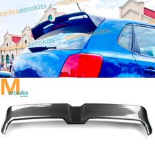 For 11-18 Volkswagen Polo Roof Spoiler Otg Style Rear Wing Lip Carbon Fiber Abs