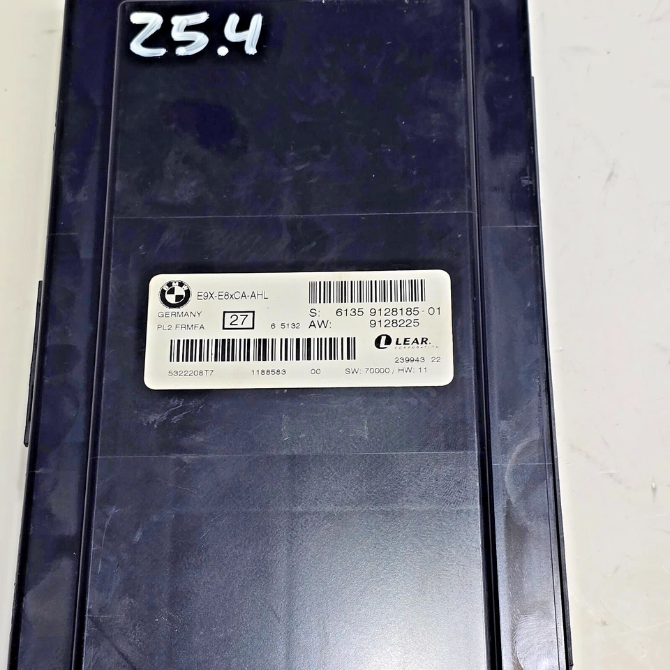 07-10 BMW E90 E92 328i 335i FOOTWELL CONTROL MODULE LEAR 6135 9128185-01 OEM - Image 4 of 4