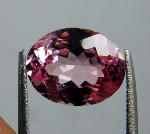 Certified 7.20 Ct Natural Brazilian Rose Pink Morganite Oval Cut Gemstone - Imagen 6 de 15
