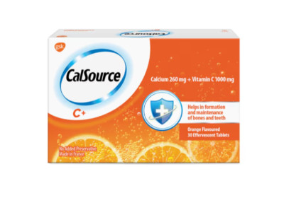 CALSOURCE C+ Calcium + Vitamin C Effervescent Orange Flavor 30s | eBay