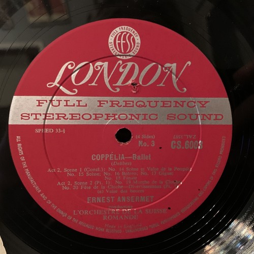 LONDON BLUEBACK CSA 2201 - DELIBES Coppelia - ANSERMET - WB DG FFSS ST 2LP BOX - Picture 7 of 7