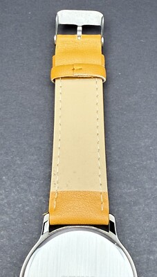 Seiko V115-0BE0 Solar Quartz 37mm Black Dial Mens Watch - Rank A