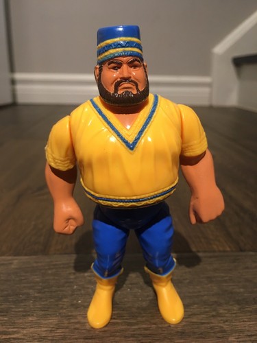 WWE WWF 1990 HASBRO SERIES 1 AKEEM THE AFRICAN DRE...