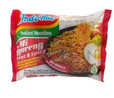 Indomie - Instant Noodles, Stir Fry Ramen, Hot & Spicy Flavor, pack of 30