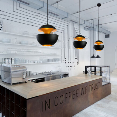 Kitchen Pendant Light Bar Black Lamp LED Chandelier Lighting Home Ceiling Lights - Picture 9 of 12