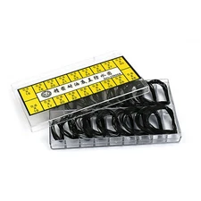 200pcs 0.5&0.6mm Waterproof Watch O-Ring Rubber Gasket Assortment For Watchmaker