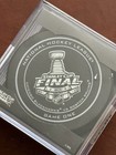2013 NHL Stanley Cup Final Game 1 Official Puck Blackhawks Bruins New In Case — photo 2