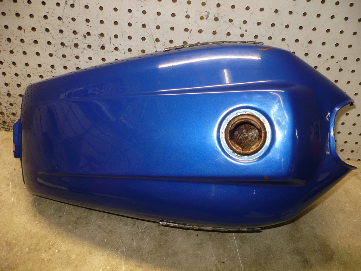 KAWASAKI 77 78 KZ400 FUEL GAS PETROL TANK RESERVOIR BLUE NO GAS