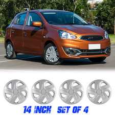 14 Hubcaps Universal Wheel Covers - Set Of 4 Snap On With Rings For Steel Wheel 14 Hubcaps Universal Wheel Covers - Set Of 4 Snap On With Rings For Steel Wheel