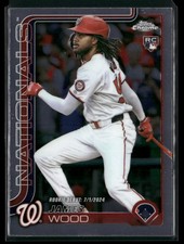 2025 Topps Chrome Update JAMES WOOD #USC95 RC Rookie NATIONALS