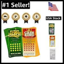 Ultimate Prank Lottery Ticket Set - $1 Million & $324,530 Winning Fun