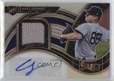 2021 Panini Select Rookie Jersey Holo Prizm 105/199 Clarke Schmidt Auto 13rl