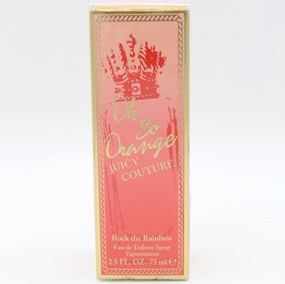 Juicy Couture Oh So Orange Rock The Rainbow Eau De Toilette EDT Spray 2.5 fl oz