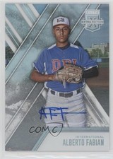 2017 Panini Elite Extra Edition Auto Alberto Fabian #170 Auto 1u0