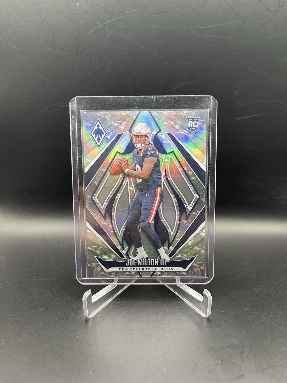 2024 Panini Phoenix #205 Joe Milton III Team Logos /299 Rookie RC