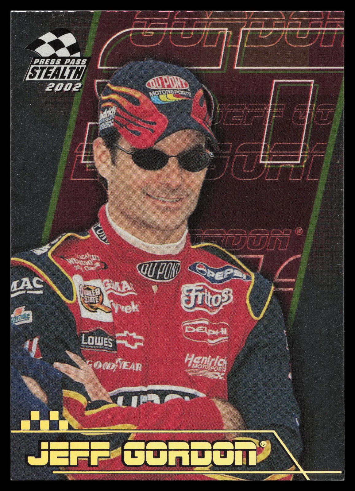 2002 Press Pass Stealth Gold #P28 Jeff Gordon