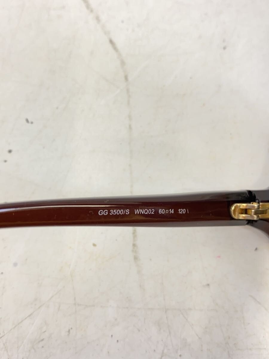 GUCCI Sunglasses Plastic BRW BRW Ladies gg3500 s thumbnail 5