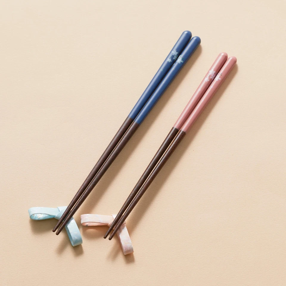 Японские палочки для еды пара|пара/свадебный подарок|коробка из павловнии|СДЕЛАНО В ЯПОНИИ - Изображение 2 из 4