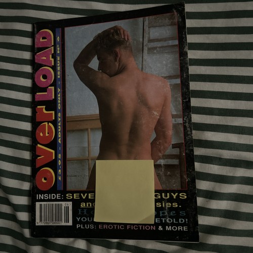 OVERLOAD Magazine (U.K).# 6 (1992) gay vintage magazine