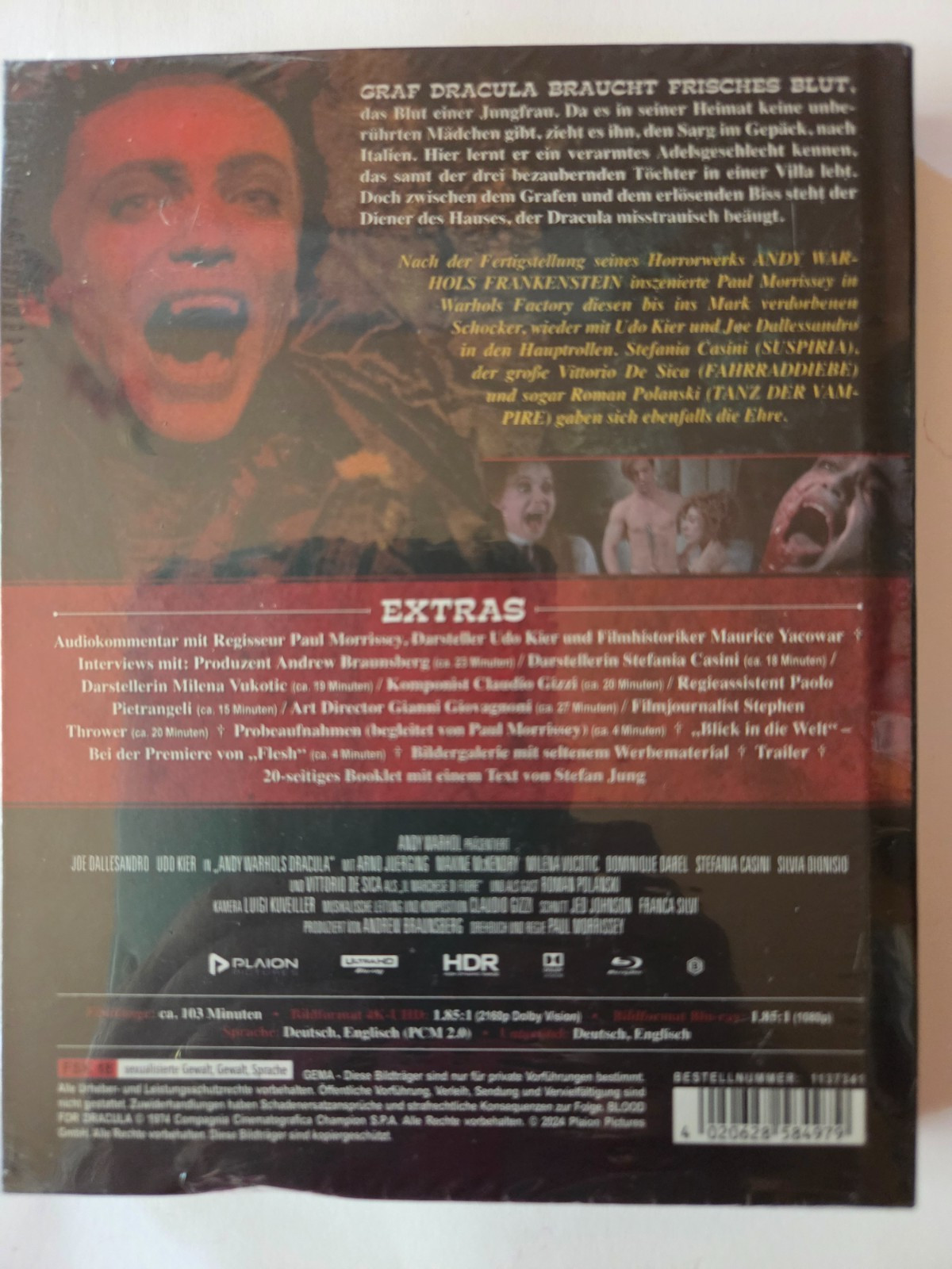 Andy Warhols Frankenstein (Cover C) – 4K Mediabook (UHD + Blu-ray Disc)