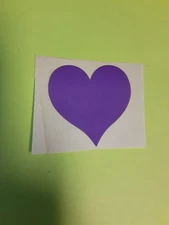 vintage 80s Mrs Grossman's heart sticker module *damaged*