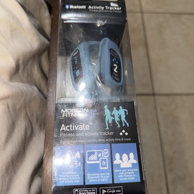 MODERN FITNESS BLUE FITNESS & ACTIVITY TRACKER BLUETOOTH BRAND NEW  GYM WORKOUT