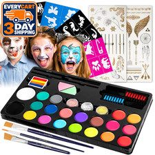 Face Painting Kit for Kids, Halloween Face Paint Makeup Kit