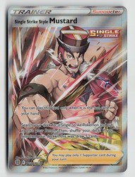 Single Strike Style Mustard TG28/TG30 Brilliant Stars Trainer Gallery Full Art Holo