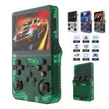64/128GB, R36S Retro Handheld Video Game Console 20000 Games 3.5 Inch IPS Screen