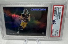 2022 Panini Obsidian Color Blast Black Prizm #KPI Kenny Pickett RC PSA 10 GEM