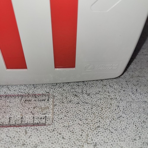 Lithonia Lighting Exit Sign - Sold For Parts. Untested. Appx 10" X 7.5" - Picture 18 of 19
