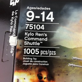 LEGO Star Wars: Kylo Ren's Command Shuttle 75104 Modded Complete Minifigures Box