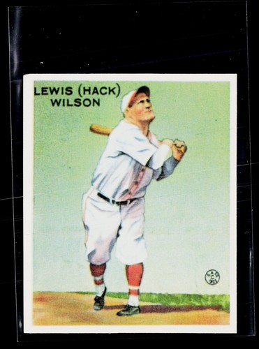 Hack Wilson #211 1933 Goudey card