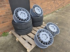 Alloy Wheels + TYRES 19" GTS AERO For Audi A3 2003 On A4 b4 b5 b6 b7 b8 GREY