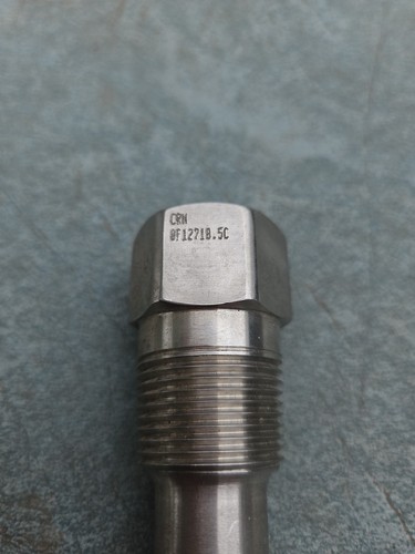 New 13" Thermowell 316 Stainless Steel For 1/4" RTD, Threaded - Picture 2 of 3
