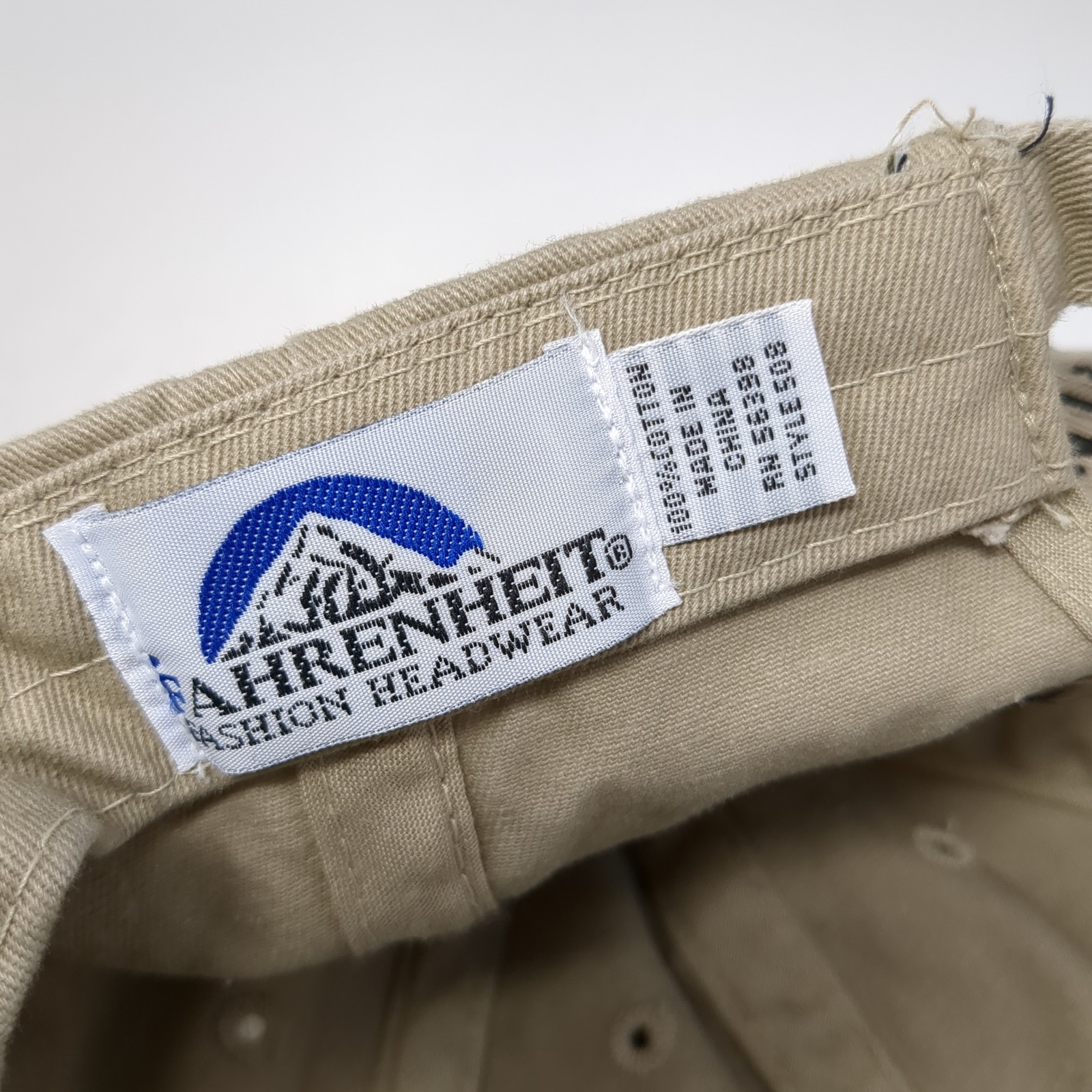 ZX Simplot Slideback Hat Beige One Size Solid Emb… - image 9