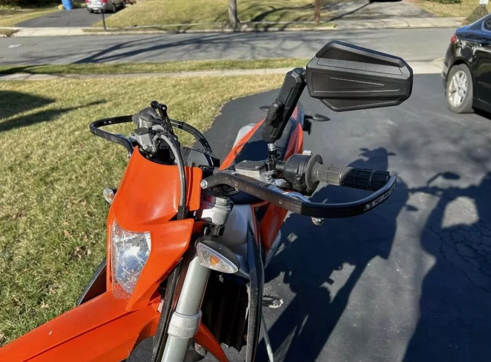 Левое правое боковое зеркало заднего вида для CRF450L CRF450R RS RL RWE RX CRF450X - Изображение 4 из 4