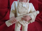 Plaster Ready to Paint Native American Indian Chief w/Riffle Gun Statue Old West — photo 8