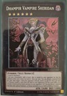 YuGiOh Dhampir Vampire Sheridan Secret Rare 1st Edition DASA-EN007