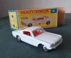 ORIGINAL VINTAGE BOXED 1/75 LESNEY MATCHBOX TOY No.8 FORD MUSTANG FASTBACK CAR