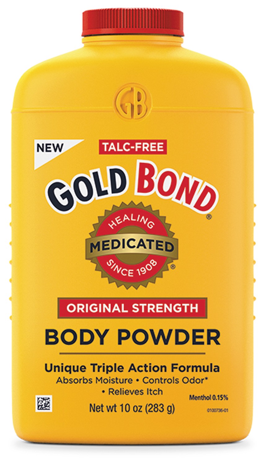 Gold Bond Med Powder 4 унции -  формула для повышения комфорта, впитывающая пот -