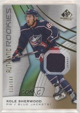 2019 SP Game Used Authentic Rookies Gold Jersey Relics /599 Kole Sherwood 0yp7