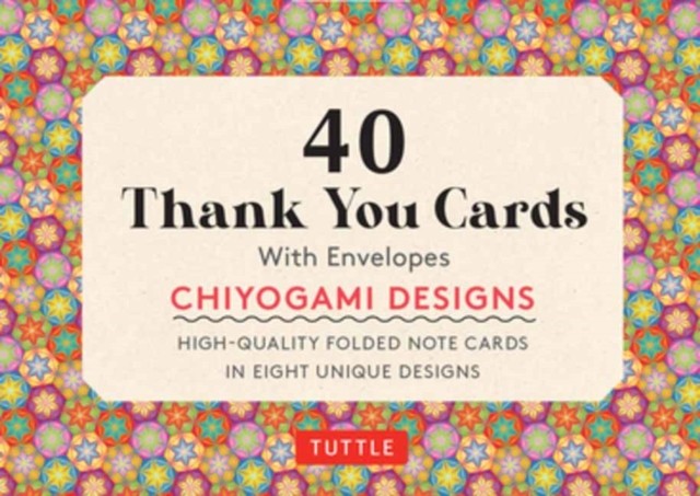Chiyogami, 40 Thank You Cards with Envelopes (Miscellaneous print)