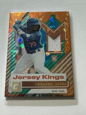 2025 Panini Donruss - Jersey Kings Luisangel Acuna #JK-LA Orange Ice (RC)