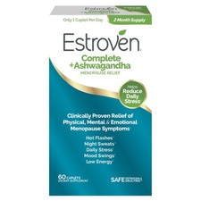Menopause Supplement 60 Count Estroven Complete  Ashwagandha Multi-Symptom