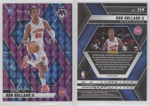 2024-25 Panini Mosaic Rookies Purple Prizm /99 Ron Holland II #219 Rookie RC