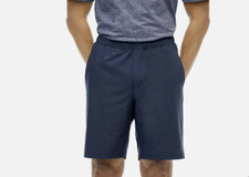 New Greg Norman Men  s Pull-On Short Navy XL