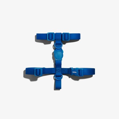 ZEE.DOG NeoPro Blue Dog H-Harness | Weatherproof | Water Resistant Outdoor